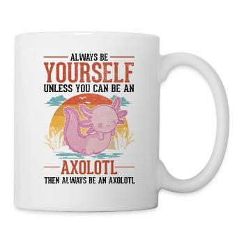 Soyez toujours vous-même Salamandre à queue d’Axolotl - Mug blanc - blanc - Droite