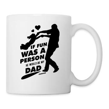 Vater und Tochter - Tasse - Weiß - Rechts