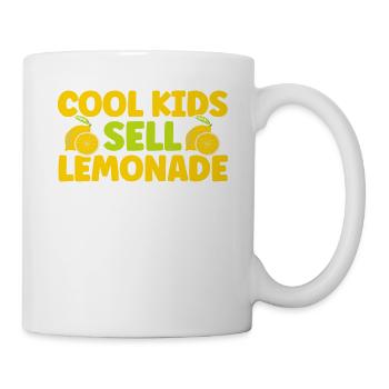 Limonadenstand Zitronensaft Limonade Geschäft - Tasse - Weiß - Rechts