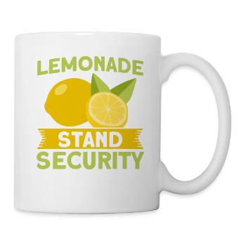 Limonadenstand Zitronensaft Limonade Geschäft - Tasse - Weiß - Rechts