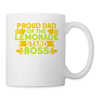 Limonadenstand Zitronensaft Limonade Geschäft - Tasse - Weiß - Rechts