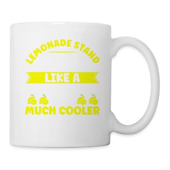 Limonadenstand Zitronensaft Limonade Geschäft - Tasse - Weiß - Rechts