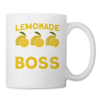 Limonadenstand Zitronensaft Limonade Geschäft - Tasse - Weiß - Rechts