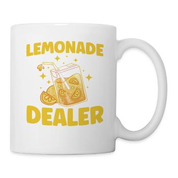Limonadenstand Zitronensaft Limonade Geschäft - Tasse - Weiß - Rechts