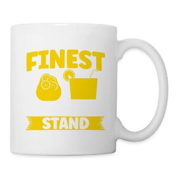 Limonadenstand Zitronensaft Limonade Geschäft - Tasse - Weiß - Rechts