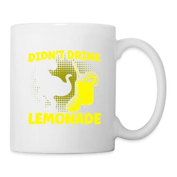 Limonadenstand Zitronensaft Limonade Geschäft - Tasse - Weiß - Rechts