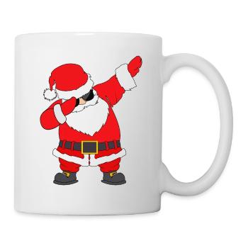 Dabbing Weihnachtsmann - Santa Claus - Tasse - Weiß - Rechts