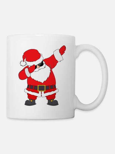 Dabbing Weihnachtsmann - Santa Claus - Tasse - Weiß