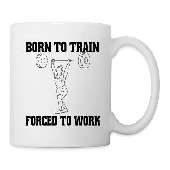 Fitness Strength Training Bodybuilder Athlete Muscle - Mug - white - Right