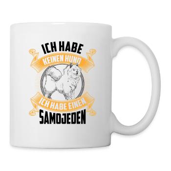 Ich habe einen Samojede Samojedenspitz - Tasse - Weiß - Rechts