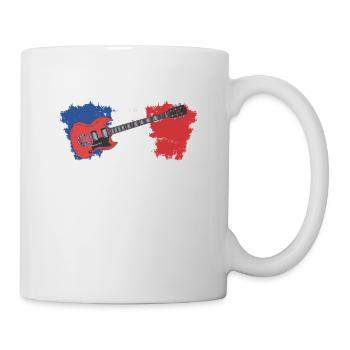 Detendez-Vous Le Guitariste Est Là Guitare - Mug blanc - blanc - Droite