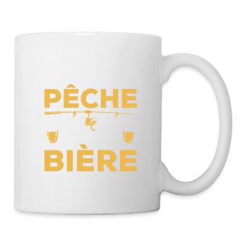 Ne Me Dérange Pas Quand Je Pêch Amateur De Bière - Mug blanc - blanc - Droite
