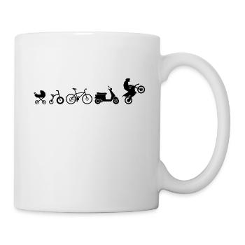 Moto Moto Enduro Motocross Biker Fille - Mug blanc - blanc - Droite