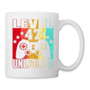 47 years birthday shirt Gamer Gamer 47. - Mug - white - Right