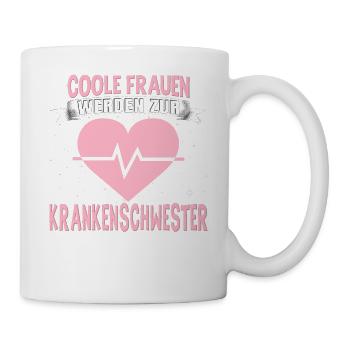 Krankenschwester - Tasse - Weiß - Rechts