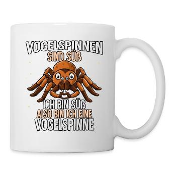 Vogelspinnen Sind Süß Vogelspinne - Tasse - Weiß - Rechts
