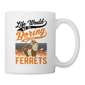 Ferret lover Ferret Gift - Mug - white - Right