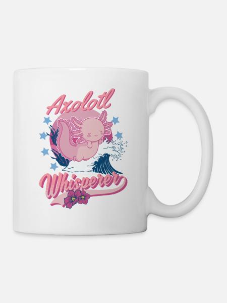 Axolotl Flüsterer Axolotl Whisperer - Mug blanc - blanc