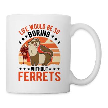 Ferret lover Ferret Gift - Mug - white - Right