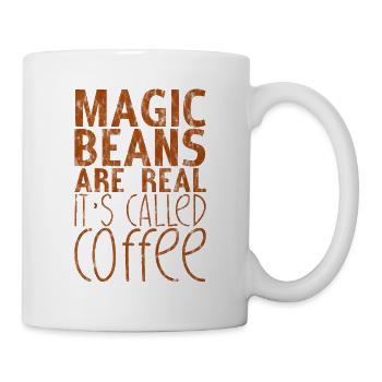 Magic Beans Are Real, It's Called Coffee 3 - Mug - white - Right