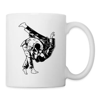BJJ Jiu Jitsu Brésilien MMA - Mug blanc - blanc - Droite