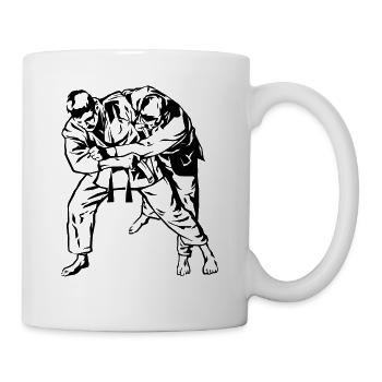 Judo MMA - Tasse - Weiß - Rechts