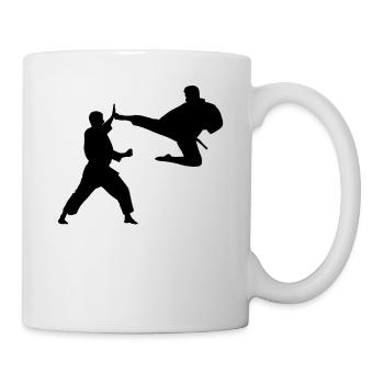 Karate MMA - Tasse - Weiß - Rechts