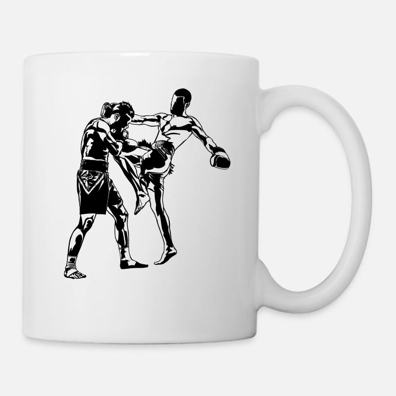 Kickboxing Kickboxer MMA - Mug blanc - blanc