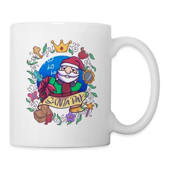 Santa Day Fairytale Weihnachtsmann - Tasse - Weiß - Rechts