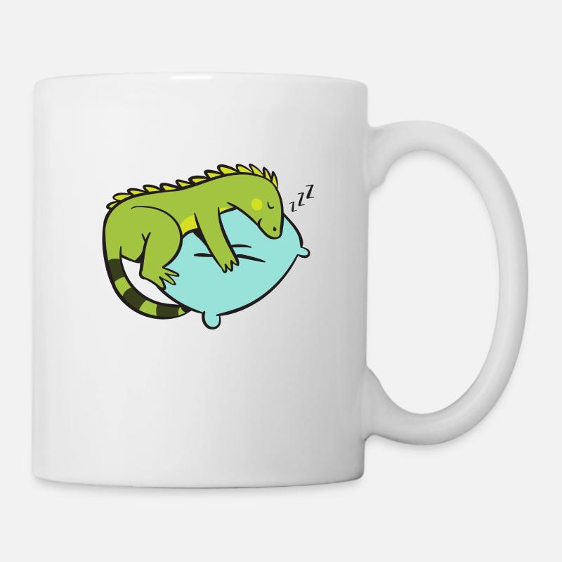 Leguan - Tasse - Weiß