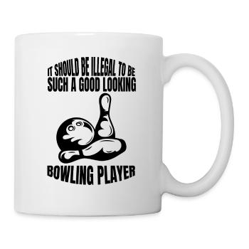 Bowling Bowling Ball Bowling Kegel Bowler Gift - Mug - white - Right