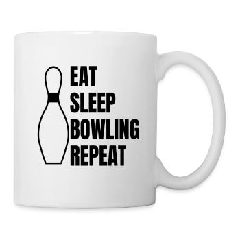 Bowling Cone Bowler Cadeau Bowling Boule Bowling Bowling - Mug blanc - blanc - Droite