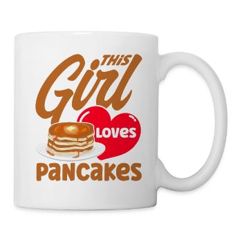 Crêpes Jour Petit déjeuner Crêpes Crêpes Crêpes - Mug blanc - blanc - Droite