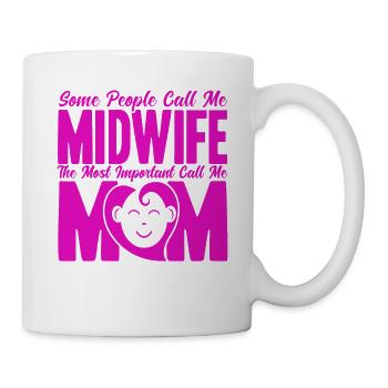 Sage-femme LD Travail Obstétricien Cadeau - Mug blanc - blanc - Droite