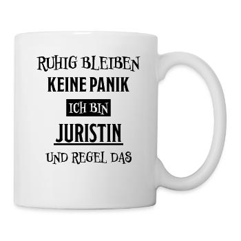 Juristin Beruf Lustige Spruch Jurist Jura Geschenk - Tasse - Weiß - Rechts