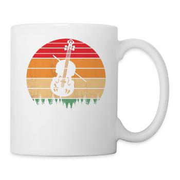 Violine Musik Geige Violinspieler Musikerin - Tasse - Weiß - Rechts