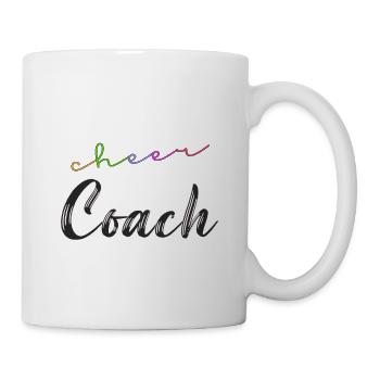 Cheer Coach Cheerleading Requisiten Süßer Cheering Coach - Tasse - Weiß - Rechts