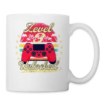 Niveau 3 Débloqué Gaming Garçons Filles Gamer 3. - Mug blanc - blanc - Droite