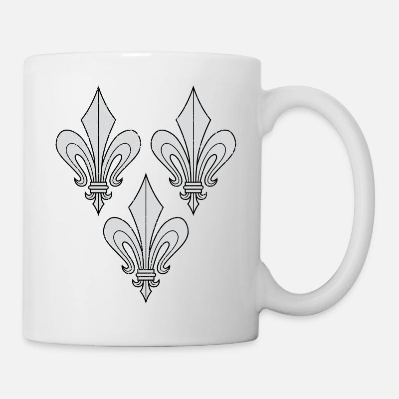 Lys - Fleur De Lys - Mug blanc - blanc