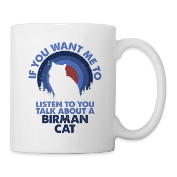 Hören Sie Talk About Birma Cat - Tasse - Weiß - Rechts