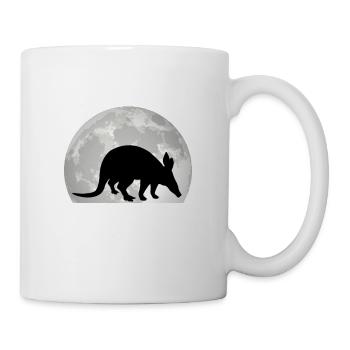 Erdferkel Mond - Tasse - Weiß - Rechts