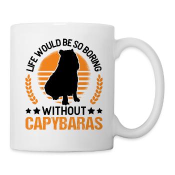 Capybara Gift Capibara capybara - Mug - white - Right