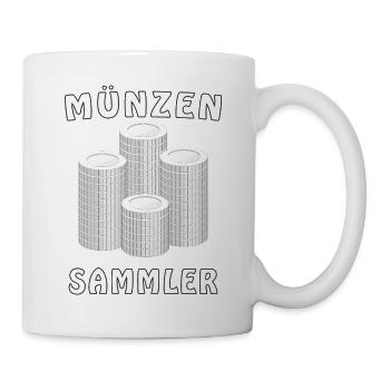 GELD MÜNZEN SAMMLER - Tasse - Weiß - Rechts