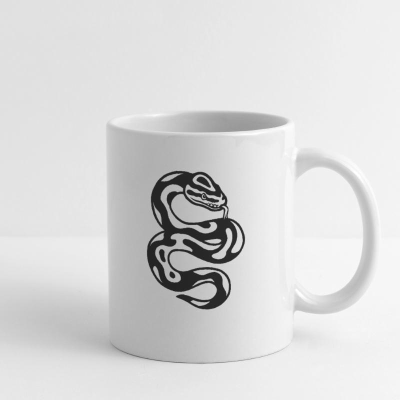 Serpent python puffer Mug blanc