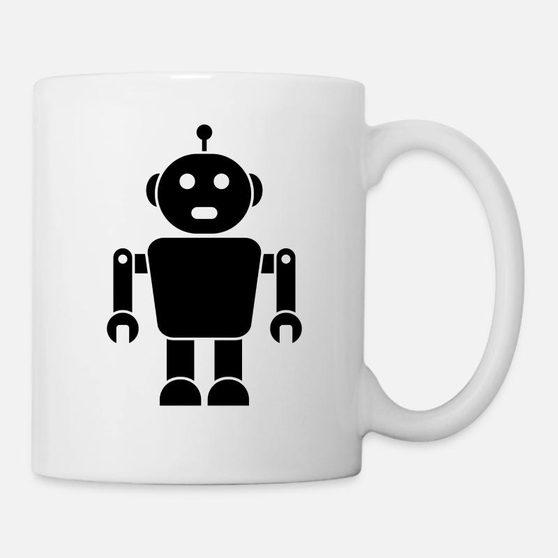 Roboter Roboter - Tasse - Weiß
