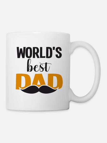 World's Best Dad - Tasse - Weiß