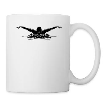 Natation Nageurs Natation - Mug blanc - blanc - Droite