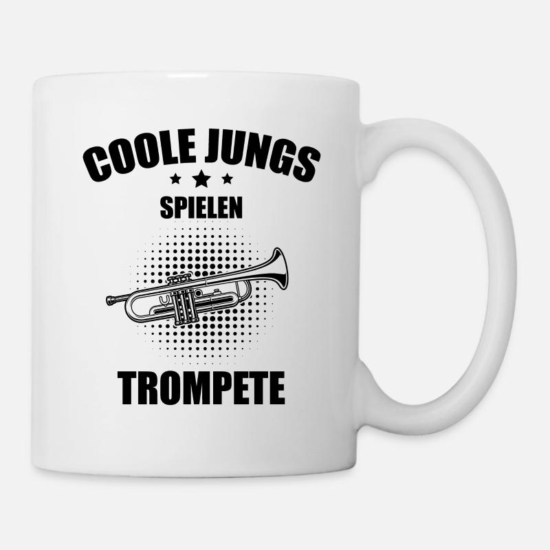 Trompete Trompetenspieler Trompeter - Tasse - Weiß