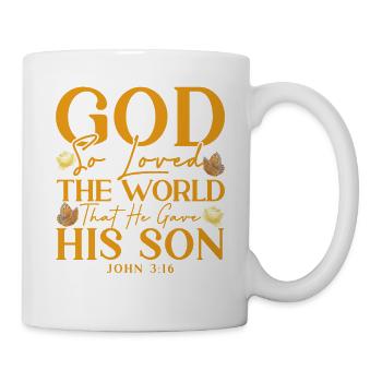 Inspiring Jesus God Christian Gift - Mug - white - Right