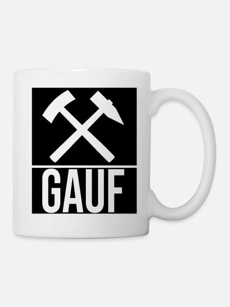 Erzgebirge Gauf Gruß - Tasse - Weiß